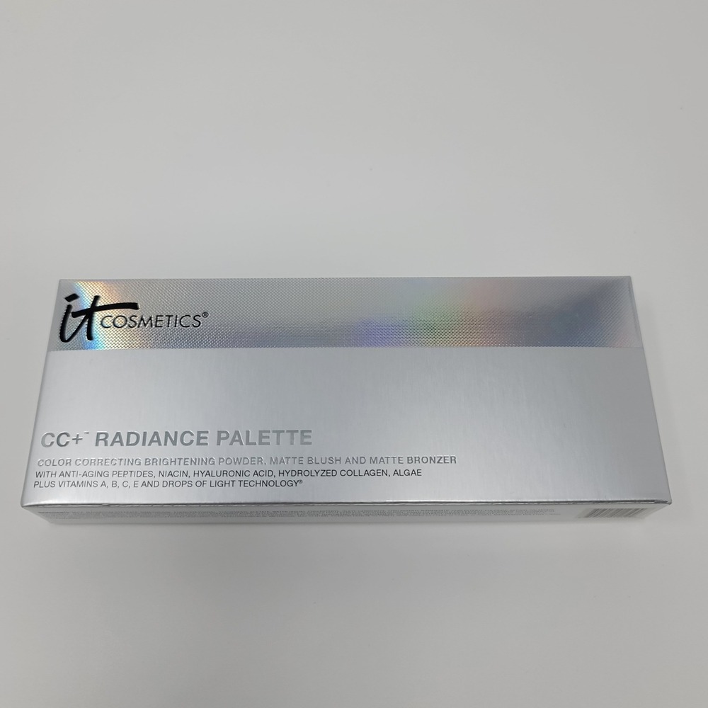 IT Cosmetics CC+ Radiance Palette Naturally Pretty Brightener Blush Bronzer New - Picture 4 of 6